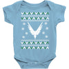 Maverick Ugly Sweater Baby Onesie