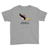 never give up poster Youth Tee