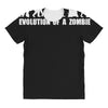 evolution of a zombie All Over Women's T-shirt