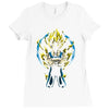 majin warrior Ladies Fitted T-Shirt