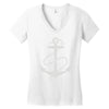 anchors aweigh Women's V-Neck T-Shirt