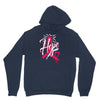 breast cancer awareness hope ribbon heart Unisex Hoodie