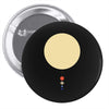 minimal solar system Pin-back button