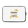 i'm not a widow i'm a wife to a husband with wings Laptop sleeve