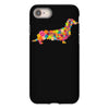 dachshund flower 2 iPhone 8 Case