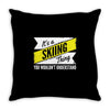 skiing thing wouldn't understand Throw Pillow