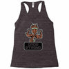 groot grow strong galaxy gym fitness mashup Racerback Tank