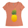 pineapple christmas tree Women's Triblend Scoop T-shirt