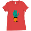 cat tus Ladies Fitted T-Shirt