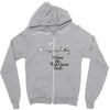 where the side quest ends Zipper Hoodie