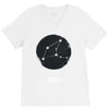 Virgo Zodiac Sign Minimal Design V-Neck Tee