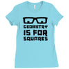 geometry is for squares Ladies Fitted T-Shirt