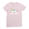 Unicorn Says Not Today Ladies Fitted T-Shirt