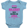 The Best Gramps Are Born In April Baby Onesie