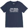 you read my t shirt V-Neck Tee