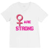 Women's March We are Strong V-Neck Tee