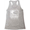partly cloudy 100% getting wasted gift drugs drinking pissed bong fuun Racerback Tank