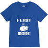 mens feast mode V-Neck Tee