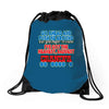 push me around grandpa Drawstring Bags