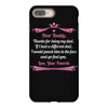 Dear Daddy, Thanks for Being my Dad Baby Boy Letter to Father iPhone 8 Plus