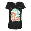 polar bear Maternity Scoop Neck T-shirt