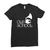 old school Ladies Fitted T-Shirt