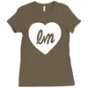 little mix logo heart Ladies Fitted T-Shirt