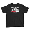 funny installing muscles, ideal gift, birthday present Youth Tee