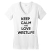 westlife Women's V-Neck T-Shirt