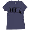 problem solved funny t shirt marriage wife beer s 3xl Ladies Fitted T-Shirt