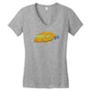 wake up san francisco Women's V-Neck T-Shirt