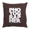 photographer Throw Pillow