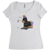 hit me Women's Triblend Scoop T-shirt