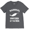narwhals V-Neck Tee