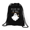 halloween booz Drawstring Bags