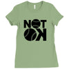 not ok baseball Ladies Fitted T-Shirt