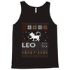 santa leo christmas ugly t shirts Tank Top