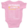 October Girl Facts Scorpio Baby Onesie