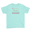 neon sign california republic flag bear Youth Tee