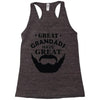 mens grandads bearded Racerback Tank
