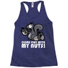 come play with my nuts Racerback Tank
