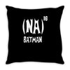 '(na) 16 batman' funny mens funny movie Throw Pillow
