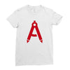 alphabet Ladies Fitted T-Shirt