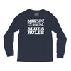 blues rules Long Sleeve Shirts