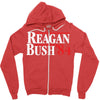 reagan bush '84 Zipper Hoodie