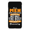 all men are created equal but only the best are born in january iPhoneX