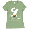 proud Autism dad Ladies Fitted T-Shirt