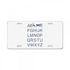 c and d License Plate