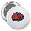 comic bam Pin-back button