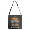 All Men Are Created Equal But Only The Best Are Born In January Adjustable Strap Totes